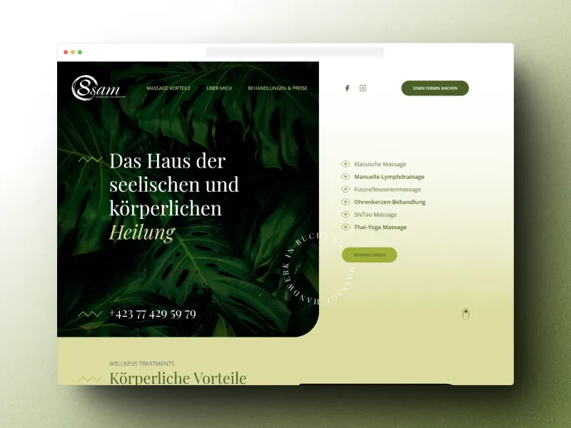 8sam Massagehandwerk