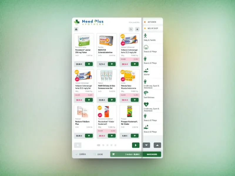 Smart Vending Touch UI